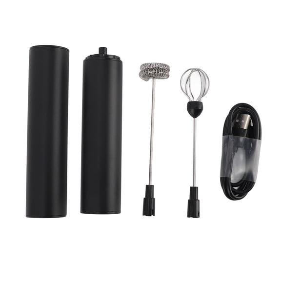 BOKYAN Portable USB Milk Frother & Egg Whisk BatteryPowered Stainless Steel Mini Foamer for Coffee, Milk & Eggs