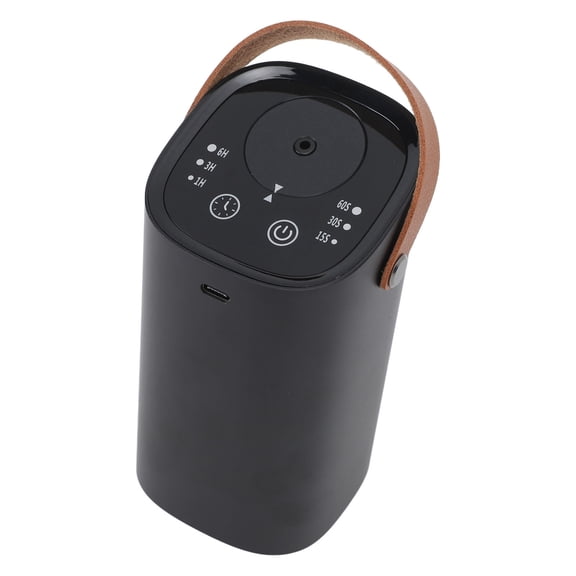 BOKYAN Portable Waterless Aromatherapy Machine, Intelligent Touch Screen Car Automatic Air Freshener Diffuser for Vehicles & Home, 5.2x2.8 inches / 13.1x7.2 cm