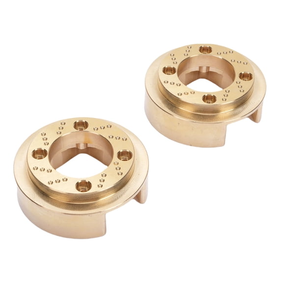 BOKYAN Premium 2pcs Wheel Weight Blocks Replacement for MK07 1/7 RC Car, High Density Solid Brass Wheel Counterweights Upgrade Accessories for Enhanced Stability and Traction (0.79 inches / 2 cm)