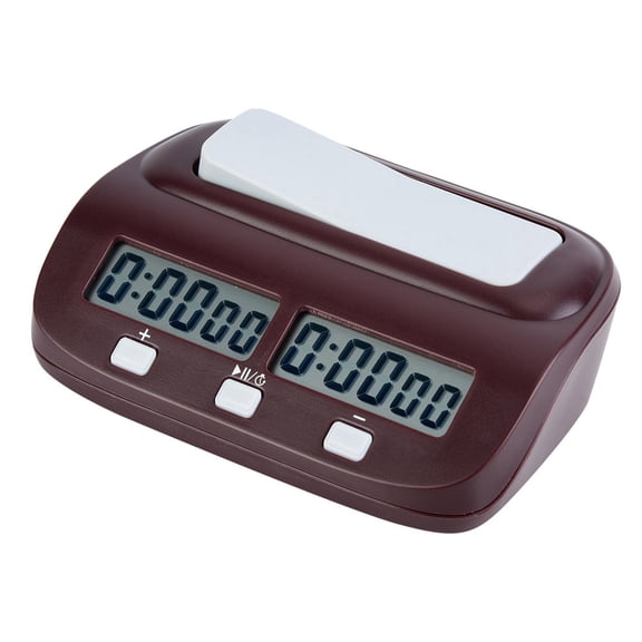 BOKYAN Professional Digital Chess Clock Board Game Timer Electronic Calculagraph Countdown Count Up Dual Time Settings 5.11x3.54x1.57 inches Black