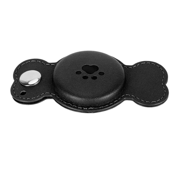 BOKYAN Protective Item Finder Case Multifunctional Tracking Device Holder for Apple AirTag, Soft Durable Silicone Cover with Keychain for Travel Car Key, Black