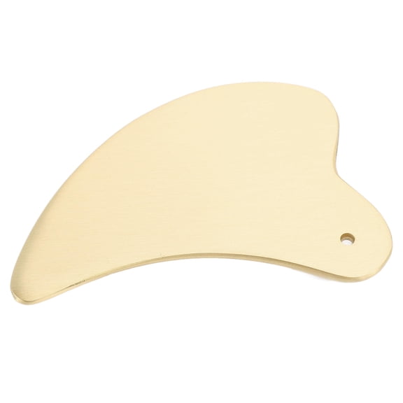 BOKYAN Pure Copper GuaSha Facial Scraping Tool Lightweight, Portable Massage Board for Face Lifting & Eye Contour, Enhances Circulation