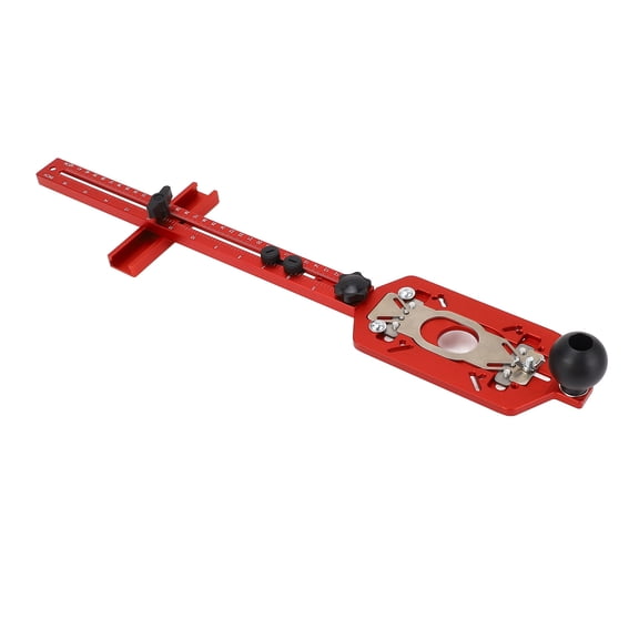 BOKYAN Router Milling Groove Bracket 3 in 1 Adjustable Circle Cutting Guides Cabinet Hardware Jig Woodworking Tool for Home Improvement (15.75 inches / 40 cm)