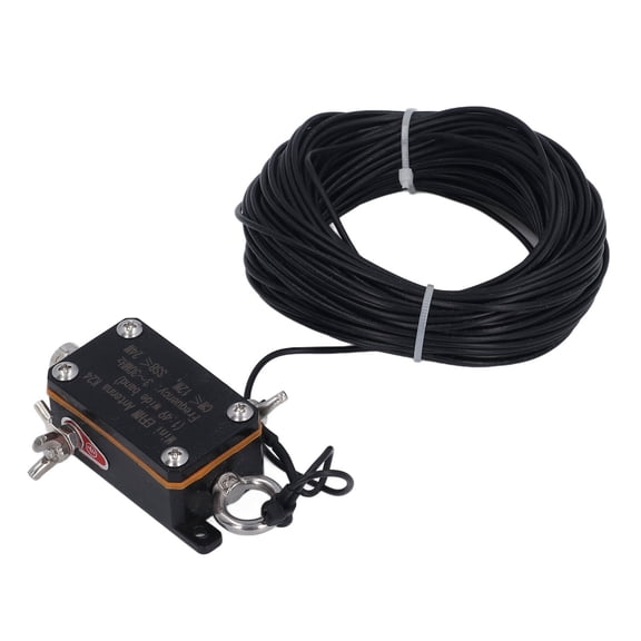 BOKYAN Shortwave Antenna 1:49 Balun 3-30MHz Compact Standard Interface End Fed Half Wave Antenna