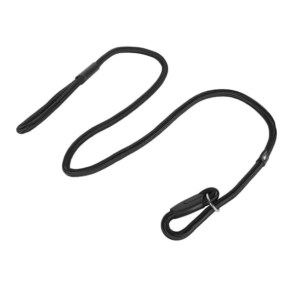 BOKYAN Slip Lead Dog Leash Heavy Duty Nylon Adjustable Traction Rope for Small Medium Dogs Puppy Training Walking Running, Black L (1.0x140cm / 0.4x55.1in)