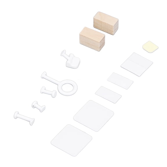 BOKYAN Smart Button Pusher Accessory Kit Polished Multifunctional Fingerbot Tools Packs With Wood Block For Home Automation And Light Switch Controls (9.0 inches / 22.8 cm)