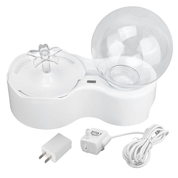 BOKYAN Smart Pet Water Fountain Silent 100240V Automatic Circulation, Triple Filtration, Emergency 120ML Storage, Transparent Design