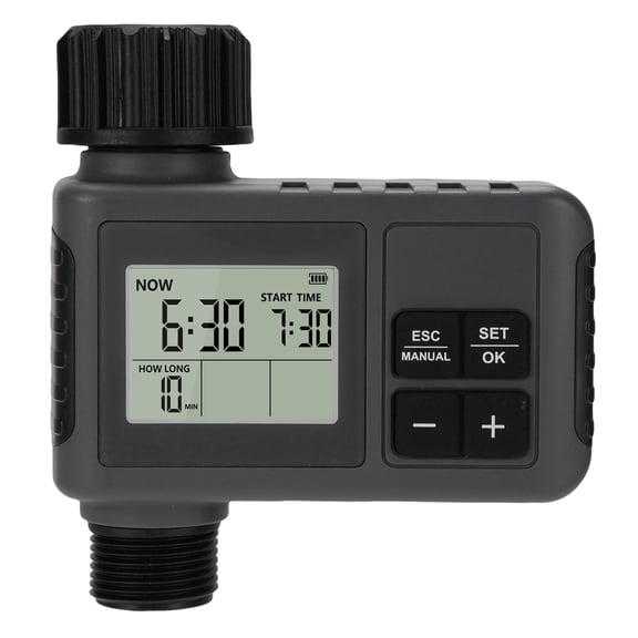 BOKYAN Smart Programmable Digital Garden Hose Water Drip Irrigation Sprinkler Timer with Rain Delay and Manual Watering System, IPX5 Waterproof