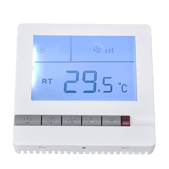 BOKYAN Smart Thermostat Multifunction Air Conditioner Controller with Ventilation Function AC220V for Hotel Restaurant Hall (10 inches / 25.4 cm)