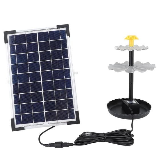 BOKYAN Solar Powered Water Fountain Pump Kit 150cm Lift 200L/H Flow Rate for Bird Bath Garden Backyard Pool Fish Tank
