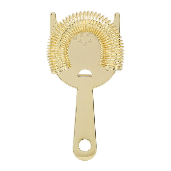 BOKYAN Stainless Steel Cocktail Strainer with Wire Spring – Dual‑Purpose Ice & Drink Filter for Home & Bar Use