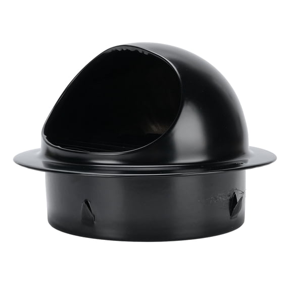 BOKYAN Stainless Steel Dryer Vent Cover Round Wall Exhaust Vent Cap Ventilation Grill Hood for Home Bathroom Kitchen, 8.6 inches / 22 cm