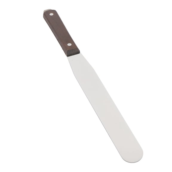 BOKYAN Straight Icing Spatula Stainless Steel Wooden Handle Cake Decorating Frosting Spatula for Baking Painting 8 Inch / 20.3 cm