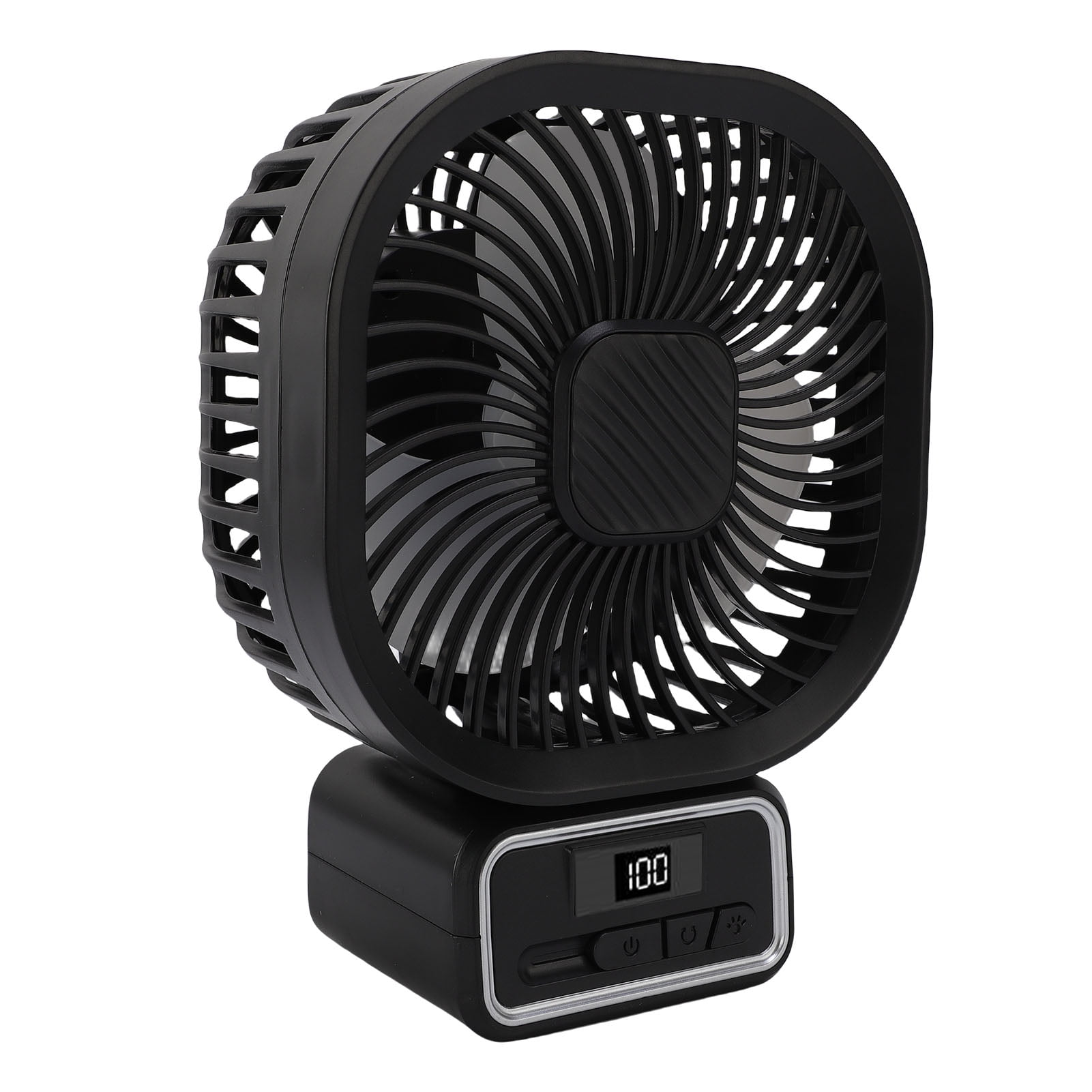 BOKYAN Stroller Fan Auto Oscillating Portable Fan with Detachable Flexible Tripod and Night Light 3 Wind Speeds for Desk Camping Car Seat