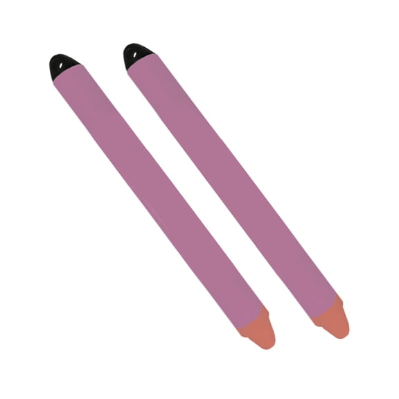 BOKYAN Stylus Pen with Tethers for Touch Screens, Pink Stylus Pens for Kids Friendly 2Pcs Set Compatible with iPad iPhone Tablet Kindle Fire Touch Screen Devices 4.33 inches / 11 cm