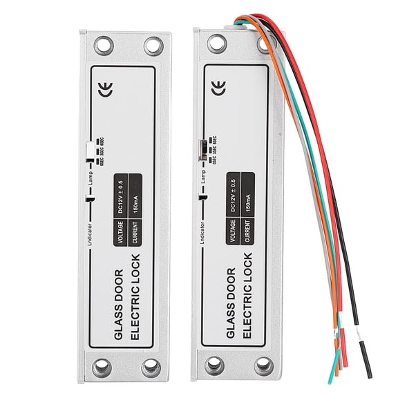 BOKYAN Surface Mount Electric Bolt Door Lock DC 12V Mortise Installation 5-Wire Home Security Access Control System with Time Delay for Wood Metal Doors 6.69 inches / 17 cm