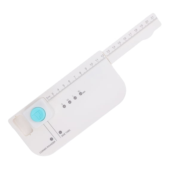 BOKYAN Tab Puncher for Paper Crafts, Multifunctional File Hole Divider Punch Board, 4 Sizes Labels for Scrapbooking & DIY Projects