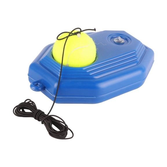 BOKYAN Tennis Ball Back Base Trainer Set with Highly Elastic Rubber Rope for Single Person Solo Practice Portable Rebounder Equipment 5.9 inches / 15 cm Base