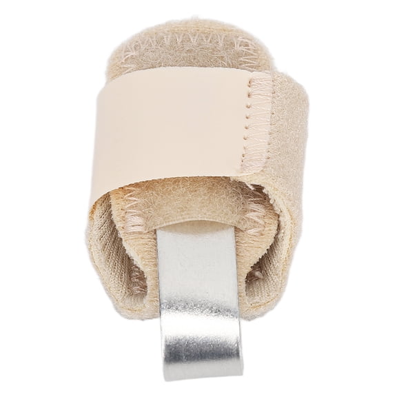 BOKYAN Toe Splint Skin Color Aluminum Plate Fixing Brace for Adult Women Men - Medium Left Foot (5.12 inches / 13.0 cm)