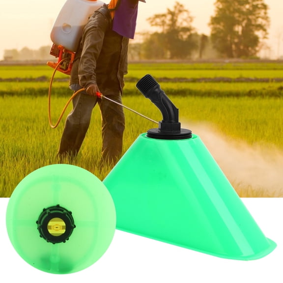 BOKYAN Trumpet Spray Nozzle Wind Resistant Hood and Nozzle Shade Shield, Anti-Wind Spraying Protection Guard Cover for Garden Yard Lawn Sprayers Accessory (10 inches / 25.4 cm Green)