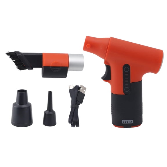 BOKYAN TurboJet Mini Handheld Fan – 120,000 RPM Portable Air Duster for Pet Hair Drying, Sports Cooling & Snow Blowing – Red