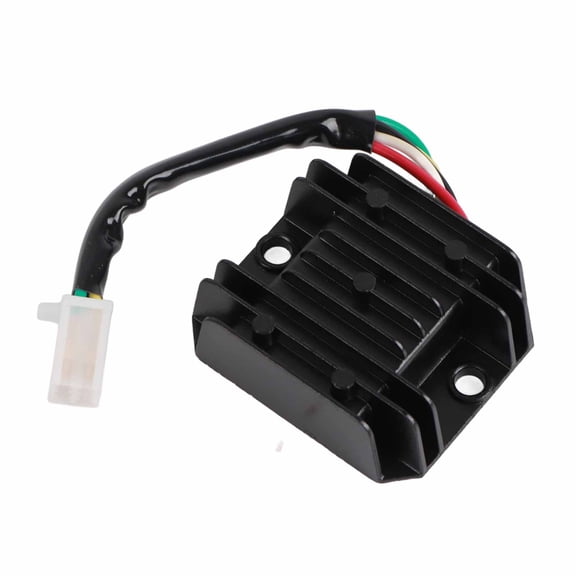 BOKYAN Universal Motorcycle Voltage Regulator Rectifier 5 Pin Heavy Duty Replacement Part for Motorbike High Performance Aluminum Alloy Accessory Easy Installation 12V (2.7 inches / 68 mm)