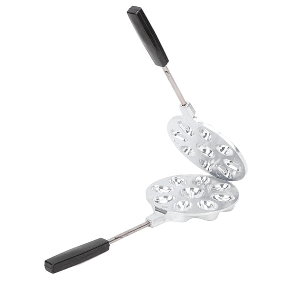 BOKYAN WalnutShaped Aluminum Cookie Pan Durable, EasyClean, Versatile for Waffles, Cakes & Cookies