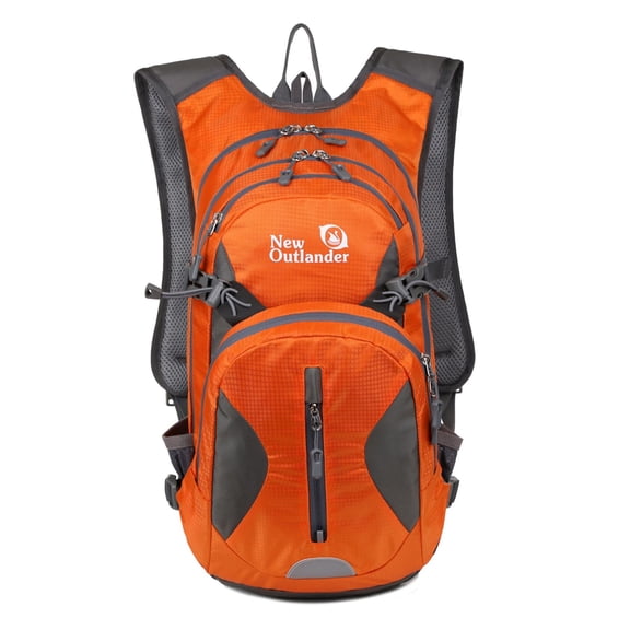 BOKYAN Waterproof Biking Hydration Backpack 20L - Outdoor Cycling Helmet Rucksack, Orange