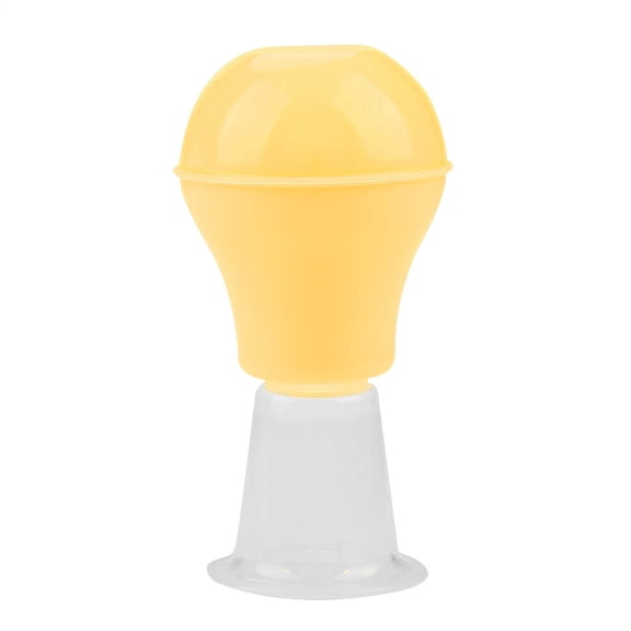 BOKYAN Women Portable Soft Silicone Cup for Inverted Flat Nipples – Easy‑Use Aspirator Puller, Heat‑Resistant, Lightweight, Sterilizable, Ideal for Pregnant & Nursing Moms (Yellow)