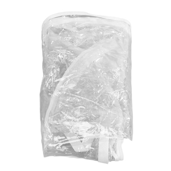 BOKYAN Wreath Storage Bag 23.6 x 7.9 inches / 60 x 20 cm Thick Clear PVC Container with Reinforced Handle
