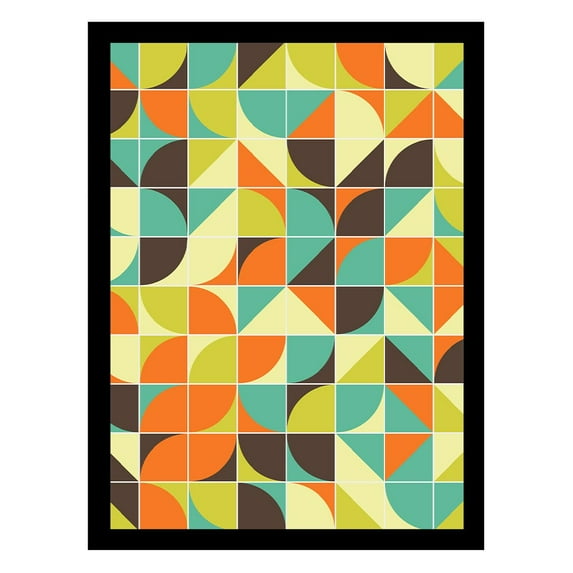 BOLD GEOMETRICS Framed Print
