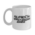 thumbnail image 1 of BOLD, RESILIENT, AND PROUDLY A LANDSCAPE. 11oz Mug, Landscape Architect Present From Boss, Sarcastic Cup For Men Women, Landscape architect birthday present, Birthday gift ideas for landscape, 1 of 2