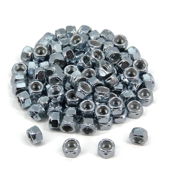BOLDGNAITE 20 Pcs M6 Lock Nuts, 304 Stainless Steel Nylon Insert Locknuts, Vibration & Corrosion Resistant, Self-Locking Hex Nuts for Automotive, Machinery & DIY