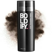 BOLDIFY Hair Fibers 28g Fill In Fine and Thinning Hair for an Instantly Thicker & Fuller Look - Best Value & Superior Formula -14 Shades for Women & Men - Dark Brown