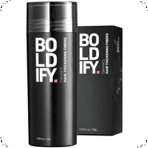 BOLDIFY Hair Fibers: Dark Brown Concealer - 28g Bottle - Fine Hair Solution for Women & Men