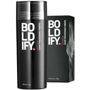 BOLDIFY Hair Fibers: Grey Concealer - 28g Bottle - Fine Hair Solution for Women & Men