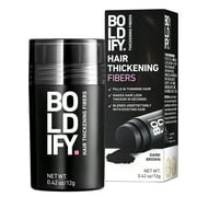 BOLDIFY Hair Thickening Fibers, Fill In Fine and Thinning Hair, Dark Brown, 12g