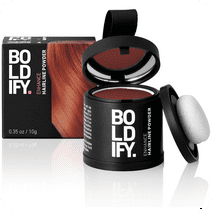 BOLDIFY Hairline Powder, Root Touch up Powder, Unisex Concealer, 48 Hour Stain-Proof (Auburn)