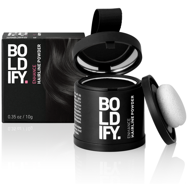 BOLDIFY Hairline Powder, Root Touch up Powder, Unisex Concealer, 48