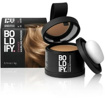 BOLDIFY Hairline Powder, Root Touch up Powder, Unisex Concealer, 48 Hour Stain-Proof (Dark Blonde)