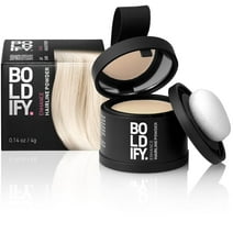 BOLDIFY Hairline Powder, Root Touch up Powder, Unisex Concealer, 48 Hour Stain-Proof (Light Blonde)