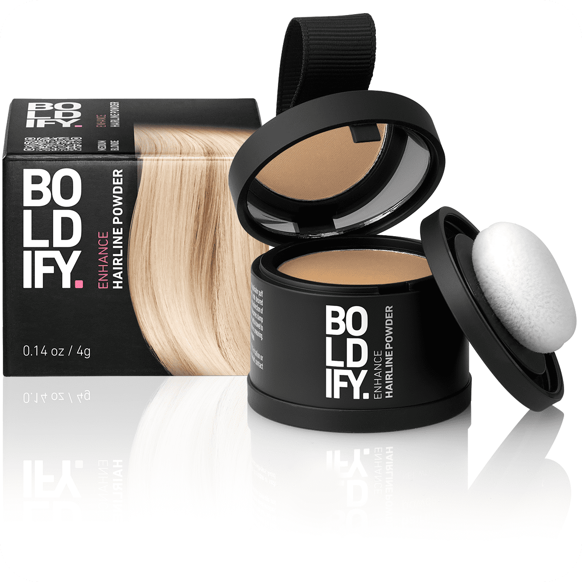 BOLDIFY Hairline Powder, Root Touch up Powder, Unisex Concealer, 48