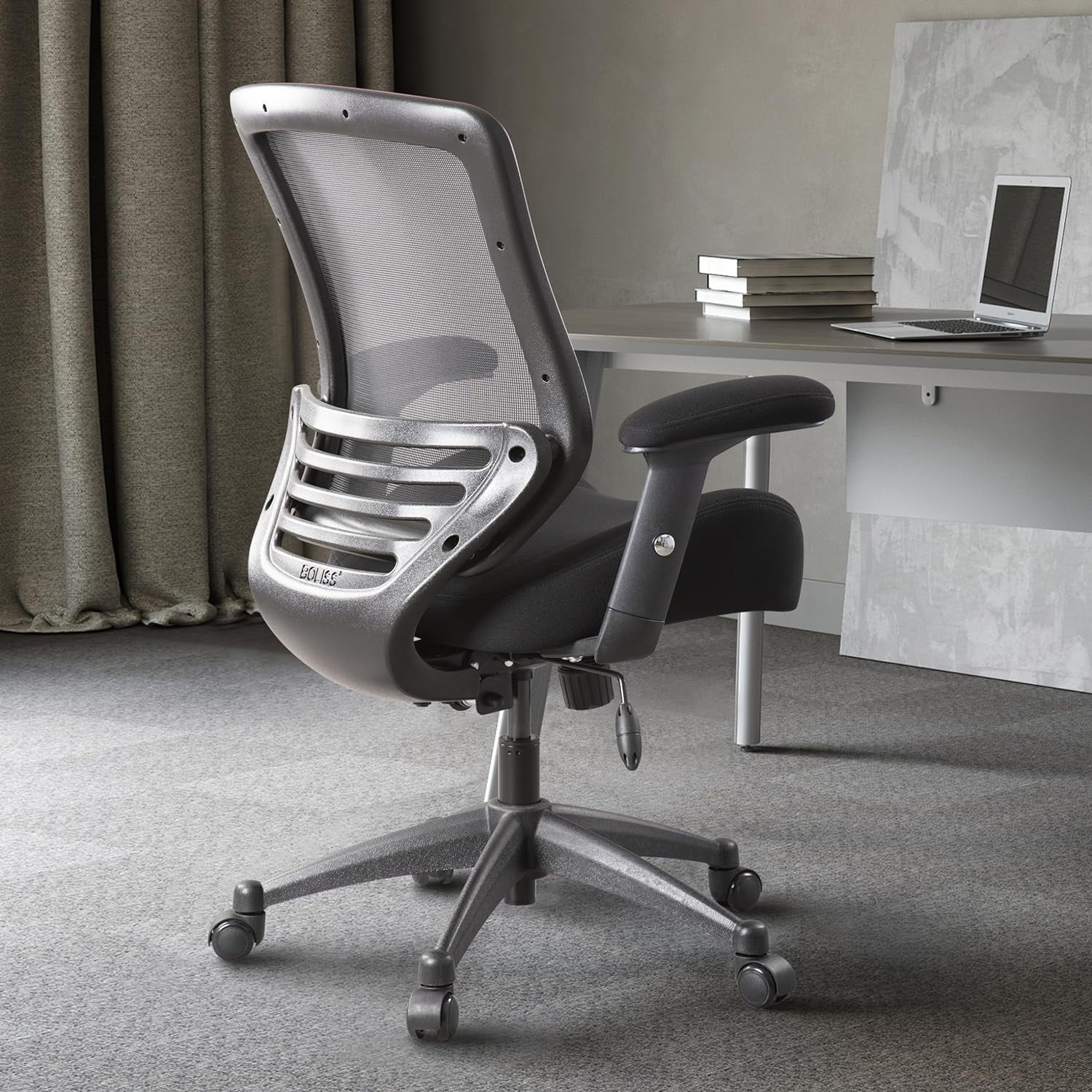 BOLISS 400lbs Ergonomic Office Chair with Super Soft Adjustable Arms