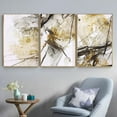 thumbnail image 1 of BOLLSLEY Canvas Creative Background Wall Art - Abstract Art Creative Background - Hand Painted Background, Modern Home Decor Frameless (Set of 3), 1 of 4
