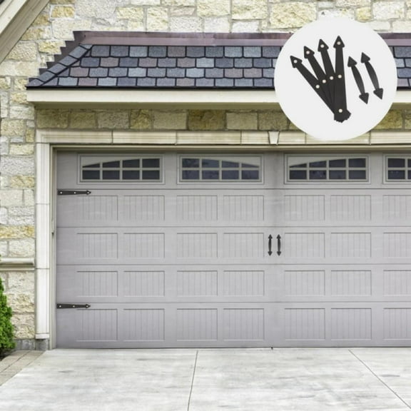 BOLLSLEY Garage Door Decorative Magnetic Accents Handle Hinge Carriage House Hardware Kit