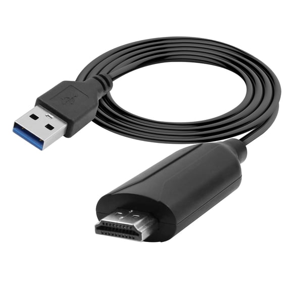 BOLLSLEY PLGEBR 2.6' USB to HDMI Cable Capture Adapter Plug-and-Play