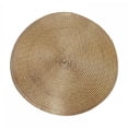 thumbnail image 1 of BOLLSLEY Round Placemats, Round Braided Place Mats for Dining Table Heat Insulation Table Mats for Kitchen 14 inches(Brown,Set of 6), 1 of 6