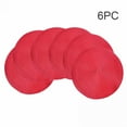 thumbnail image 1 of BOLLSLEY Round Placemats Round Braided Place Mats for Dining Table Heat Insulation Table Mats for Kitchen 14 inches Red Set of 6, 1 of 6