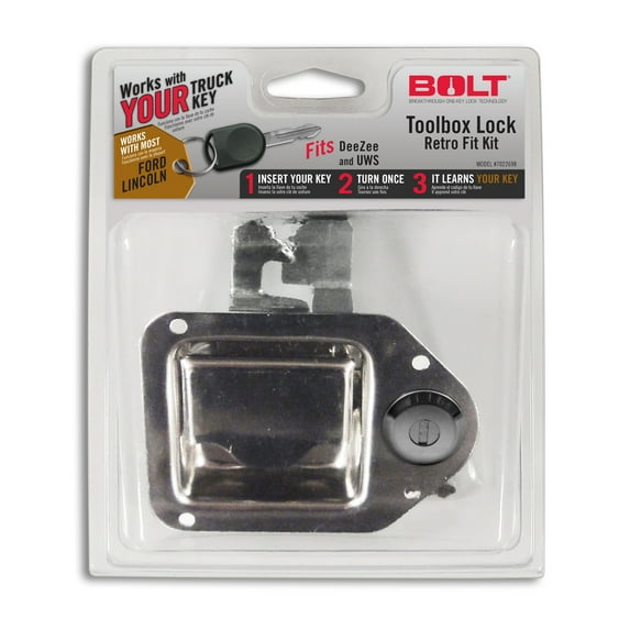 BOLT 7022698 TOOLBOX LATCH FORD Fits select: 1996-2014 FORD F150, 2006-2013 FORD FUSION