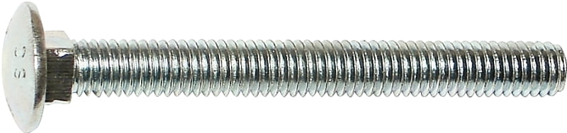 Midwest Fastener 1057 Bolt Carriage Zinc . 25 x 2. 5 inch